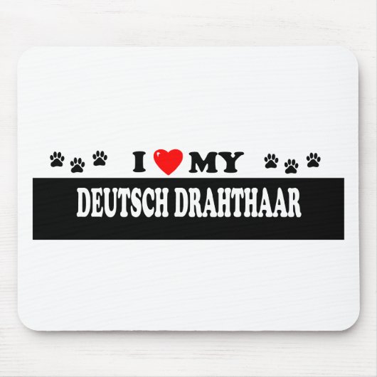 DEUTSCH DRAHTHAAR MOUSEPAD (Vorne)