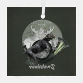 Deutsch Drahthaar Ornament Aus Glas (Rückseite)