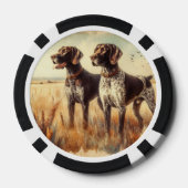 Deutsch Drahthaar Pokerchips (Rückseite)