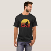 Deutsch Drahthaar Retro Hund T-Shirt (Vorne ganz)