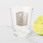 Deutsch Drahthaar Schnapsglas (Rückseite)