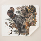 Deutsch Drahthaar Sherpadecke (Vorderseite (Horizontal))