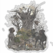 Deutsch Drahthaar Sticker (Vorderseite)