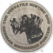 Deutsch Drahthaar Sticker (Vorderseite)