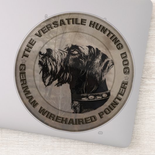 Deutsch Drahthaar Sticker (Detail)