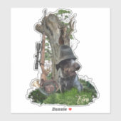 Deutsch Drahthaar Sticker (Blatt)
