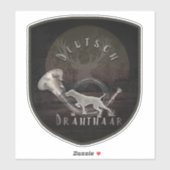 Deutsch Drahthaar Sticker (Blatt)