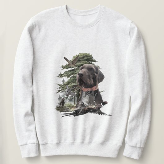 Deutsch Drahthaar Sweatshirt (Design vorne)