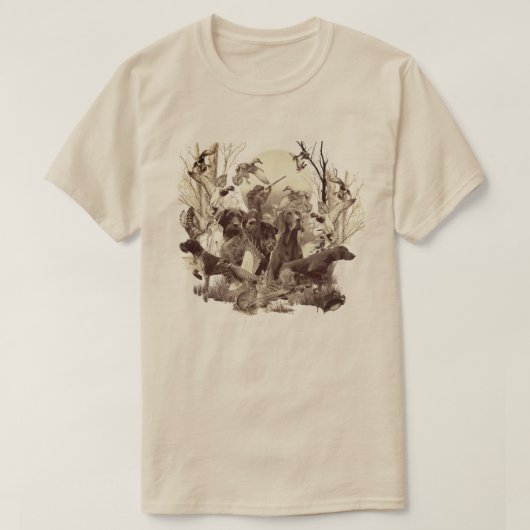 Deutsch Drahthaar T-Shirt (Design vorne)