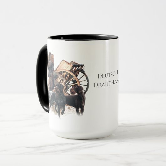 Deutsch Drahthaar Tasse (Vorderseite Links)