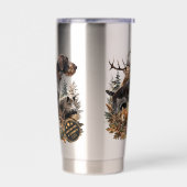 Deutsch Drahthaar Thermobecher (Links)