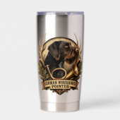 Deutsch Drahthaar Thermobecher (Vorderseite)