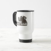 Deutsch Drahthaar Travel Mug Reisebecher (Vorderseite Links)