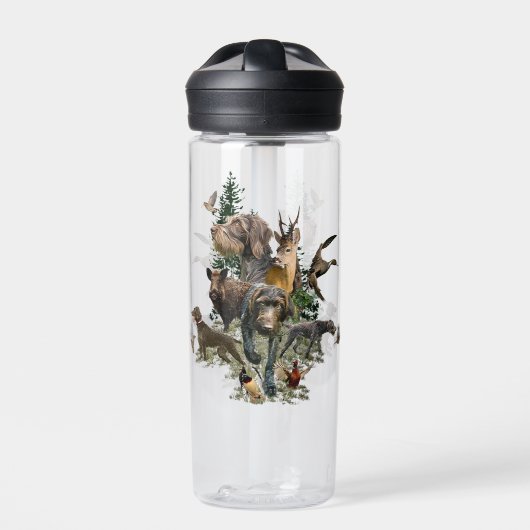 Deutsch-Drahthaar Trinkflasche (Vorderseite)