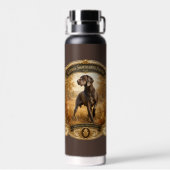 Deutsch Drahthaar  Trinkflasche (Rückseite)