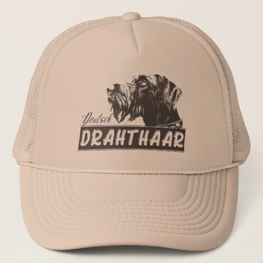 Deutsch Drahthaar Truckerkappe (Vorderseite)