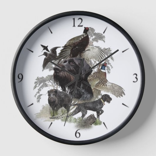 Deutsch-Drahthaar   Uhr (Vorderseite)