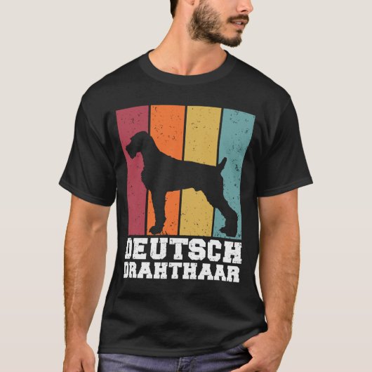 Deutsch Drahthaar Vintag 1 T-Shirt (Vorderseite)