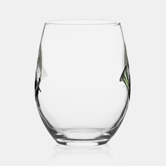 Deutsch Drahthaar Weinglas Ohne Stiel (Links)