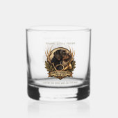Deutsch Drahthaar Whiskyglas (Rückseite)