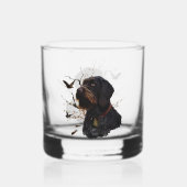 Deutsch Drahthaar Whiskyglas (Vorderseite)