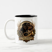 Deutsch Drahthaar Zweifarbige Tasse (Links)