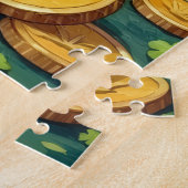 Deutsch Drahthaariger Pointer St. Patrick's Day Puzzle (Seite)