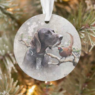 deutsch-drahthaariger Zeiger, GSP Ornament