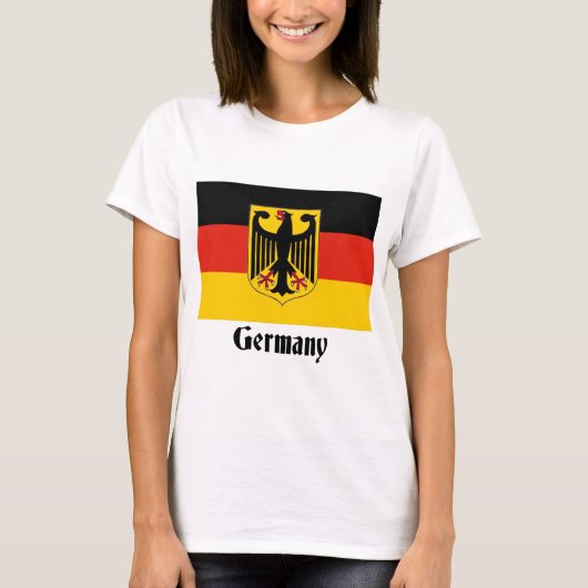 Deutsch-Eagle-Flagge T-Shirt (Vorderseite)