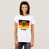 Deutsch-Eagle-Flagge T-Shirt (Vorne ganz)
