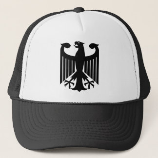 Deutsch-Eagle-Schwarzes Truckerkappe