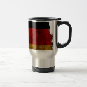Deutsch Flagge - Vintage... Reisebecher