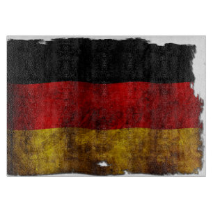Deutsch Flagge - Vintage... Schneidebrett