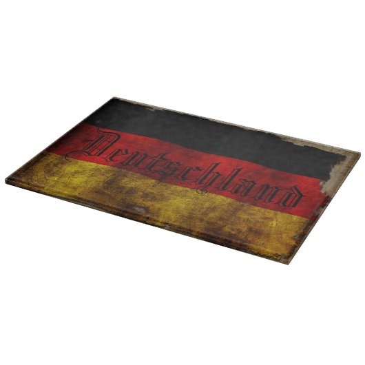Deutsch Flagge - Vintage... Schneidebrett (Ecke)