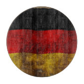 Deutsch Flagge - Vintage... Schneidebrett (Vorderseite)