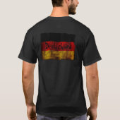 Deutsch Flagge - Vintage... T-Shirt (Rückseite)