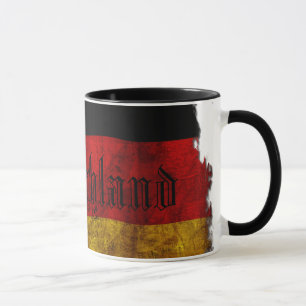 Deutsch Flagge - Vintage... Tasse