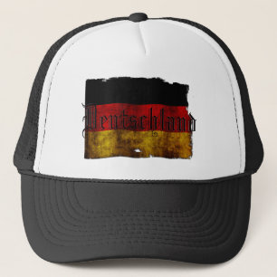 Deutsch Flagge - Vintage... Truckerkappe