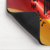 Deutsch Forever/Schwarzer Adler/Deutschland-Flagge Mousepad (Ecke)