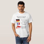 Deutsch-französisches T-Shirt (Vorne ganz)