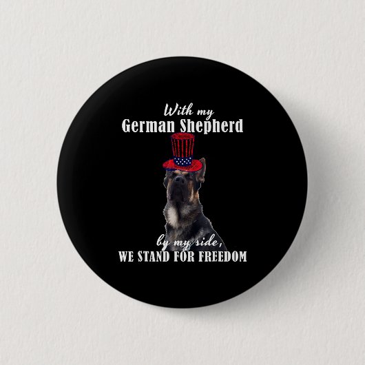 Deutsch Funny American German Dogs Quotes Germany Button (Vorderseite)