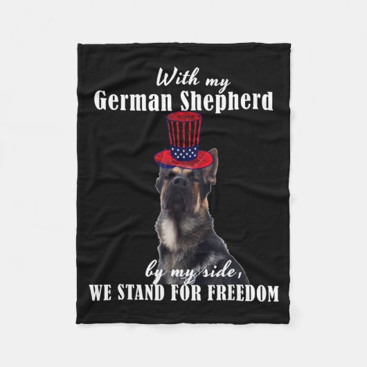 Deutsch Funny American German Dogs Quotes Germany  Fleecedecke (Vorderseite)