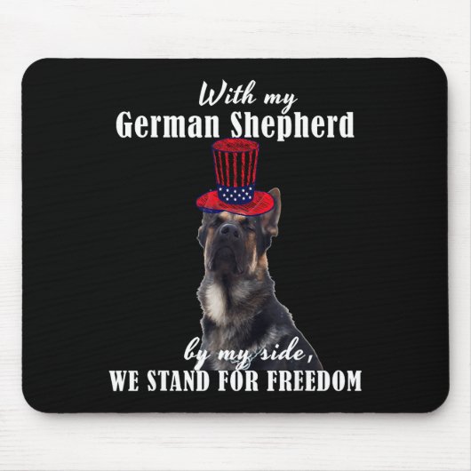 Deutsch Funny American German Dogs Quotes Germany  Mousepad (Vorne)