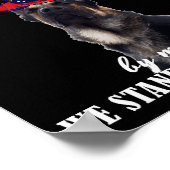 Deutsch Funny American German Dogs Quotes Germany Poster (Ecke)