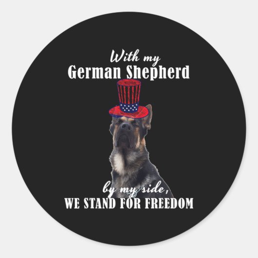 Deutsch Funny American German Dogs Quotes Germany Runder Aufkleber (Vorderseite)