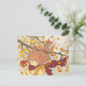 Deutsch für Herbst Postkarte (Stehend Vorderseite)