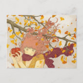 Deutsch für Herbst Postkarte (Vorderseite)