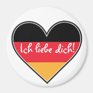 Deutsch - i-Liebe Sie Magnet