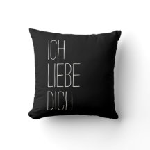 Deutsch I Liebe You Ich Liebe Dich Black and White