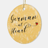 Deutsch im Herzen der Stadt Keramikornament (Links)